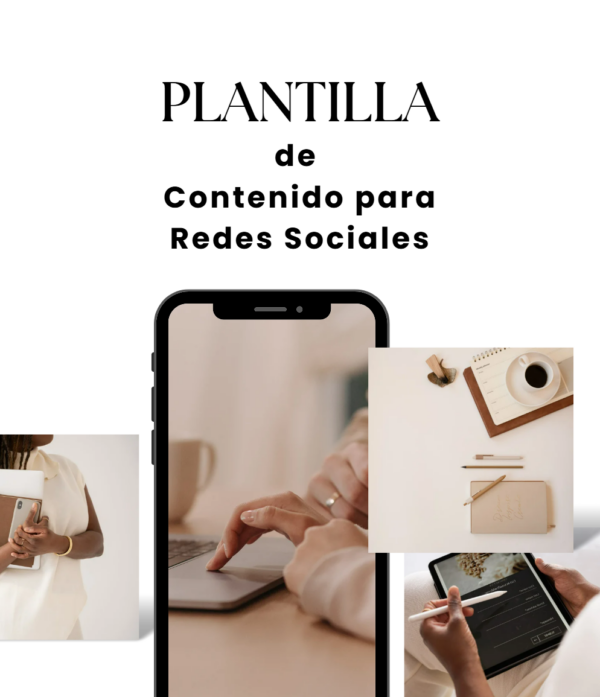 plantilla de contenido